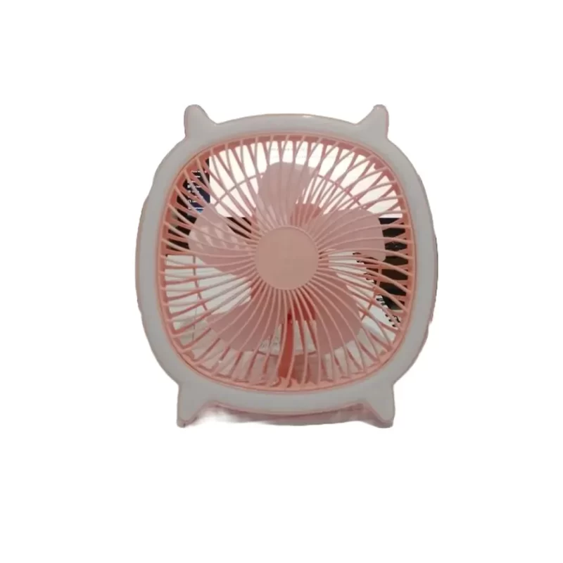 Rechargeable Portable Table Fan With Lamp DGL-003 USB