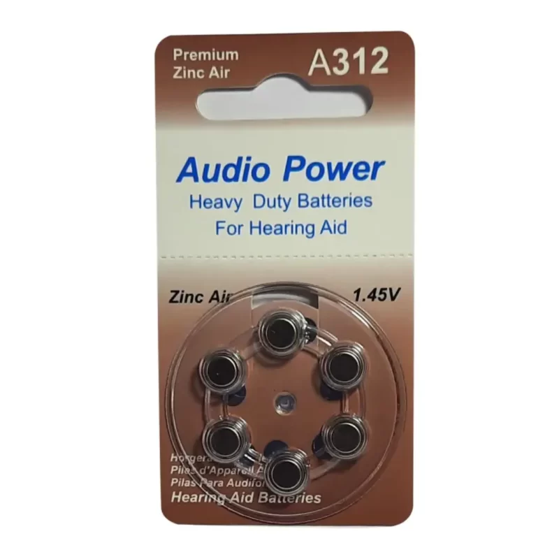 Audio Power A312 Hearing Aid Battery