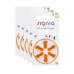 Signia Hearing Aids Battery - Size +13 Orange