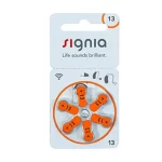 Signia Hearing Aids Battery - Size +13 Orange