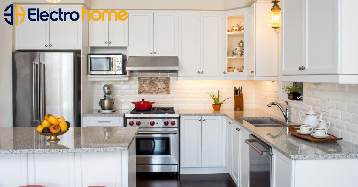Clean Stainless Steel Kitchen Appliances